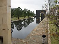 USA - Oklahoma City OK - Federal Building Site Pond (18 Apr 2009)